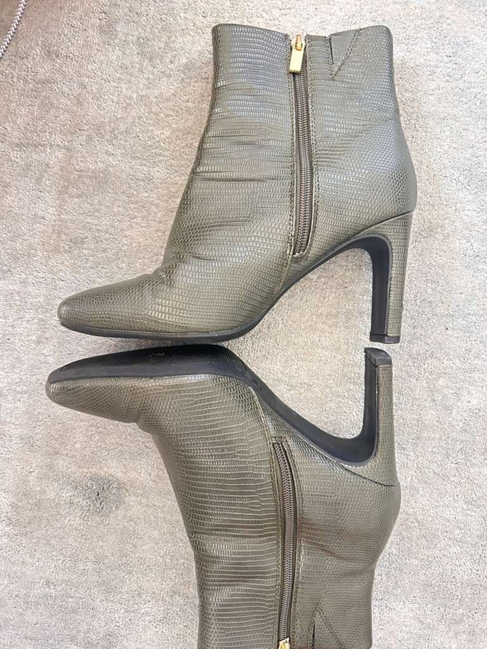 Dark Green Ankle Boots